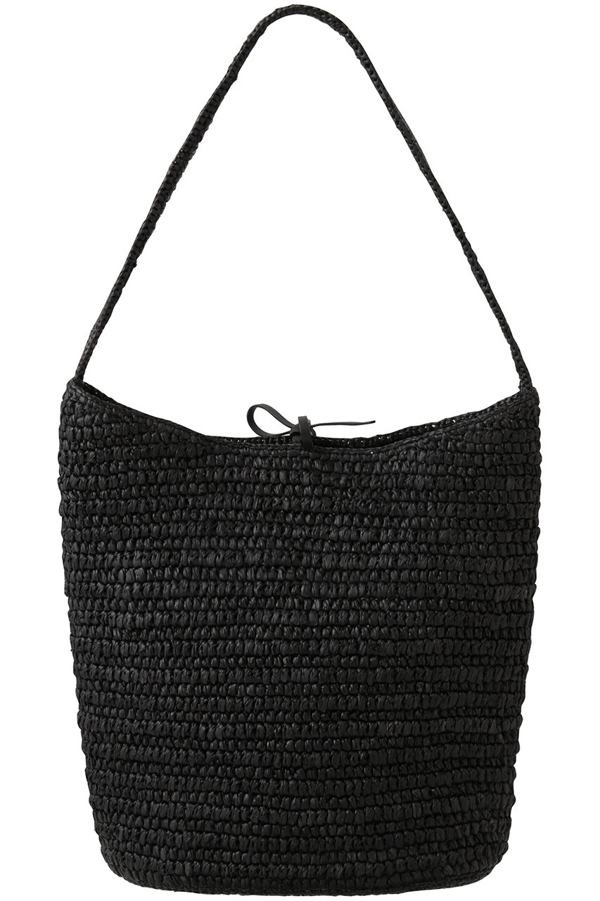 ザ・ロウ/THE ROWのALMA SHOULDER RAFFIA(ブラック/W2173 W27)