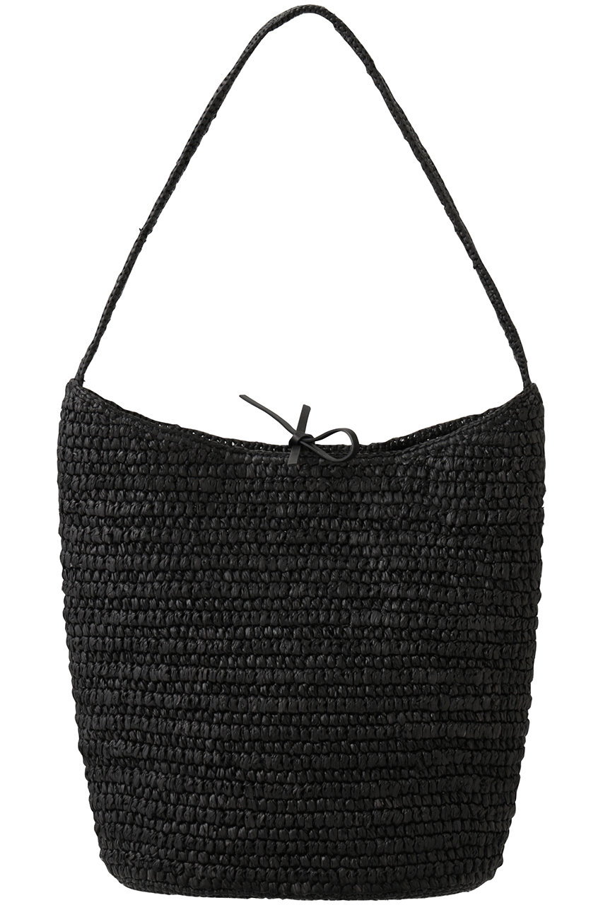 THE ROW | ザ ロウ（ザ ロー)｜ALMA SHOULDER RAFFIA/ブラック の通販