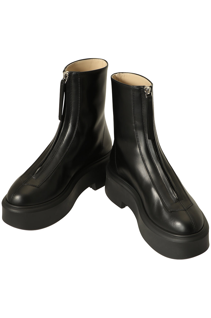 THE ROW ブーツ THE ROW | ザ ロウ（ザ ロー)｜ZIPPED BOOT I/ブラック の通販
