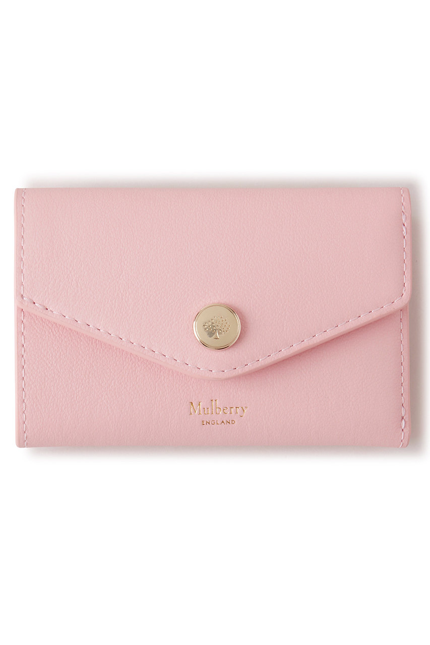 Mulberry Folded Multi-Card Wallet (パウダーローズ, F) マルベリー ELLE SHOP