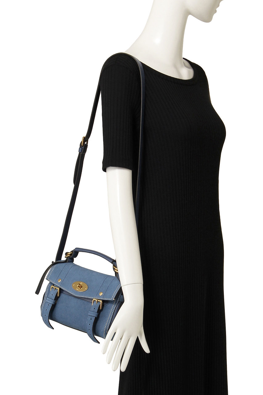 Mulberry(マルベリー)｜MINI ALEXA(DENIM)/インディゴ の通販 