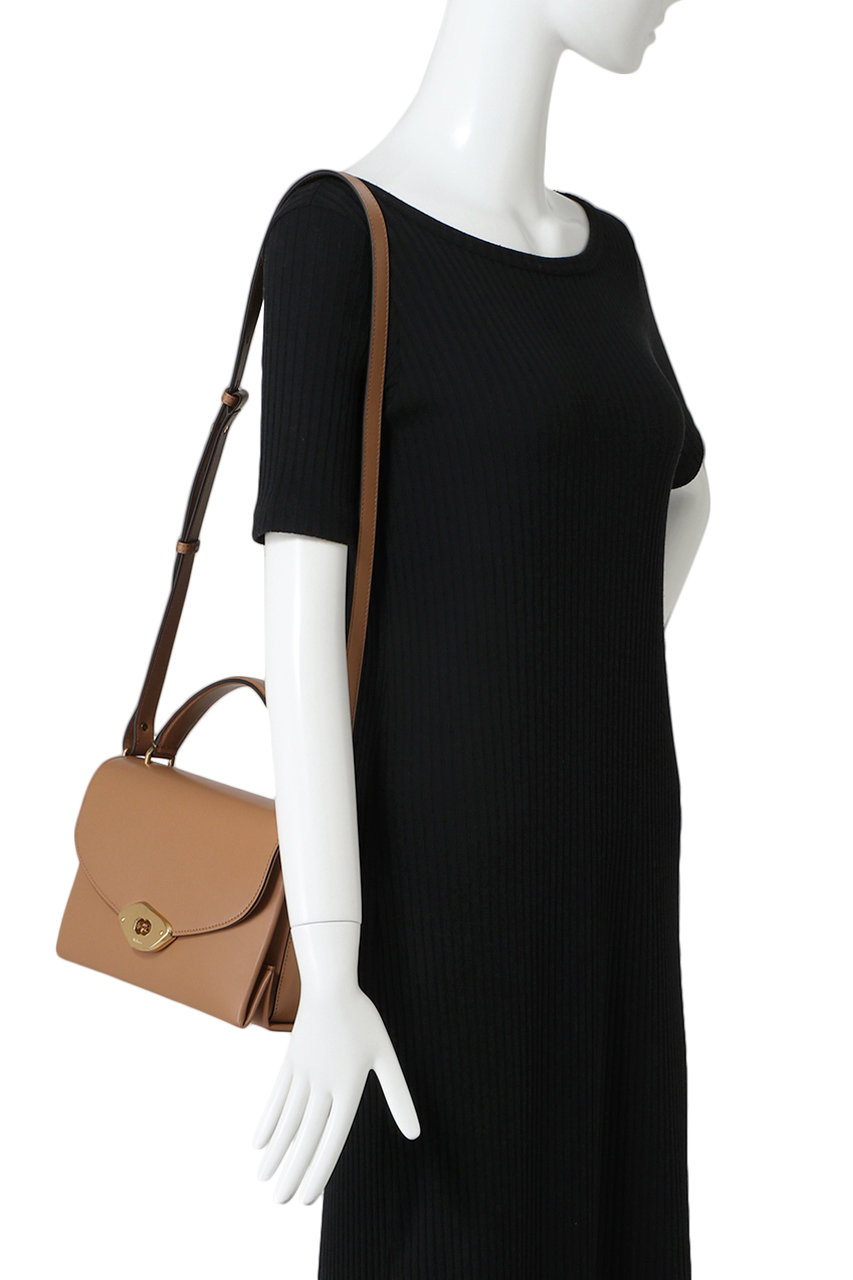 Mulberry(マルベリー)｜LANA TOP HANDLE/ブラック の通販
