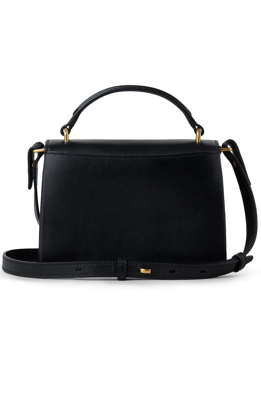 Mulberry(マルベリー)｜SMALL LANA TOP HANDLE/ブラック の通販