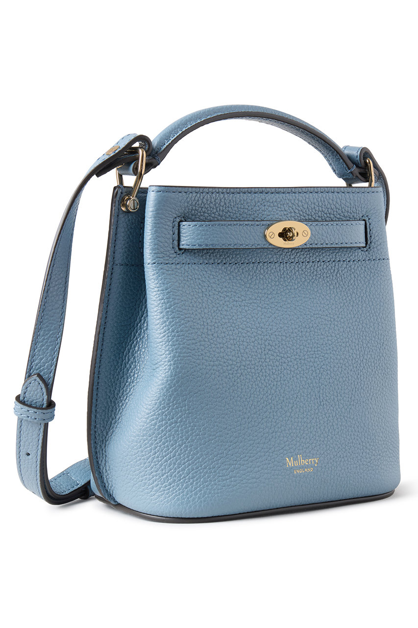 Mulberry(マルベリー)｜MINI ISLINGTON BUCKET BAG/ブライトンブルー