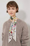 WILD FLORAL SKINNY SCARF マルベリー/Mulberry