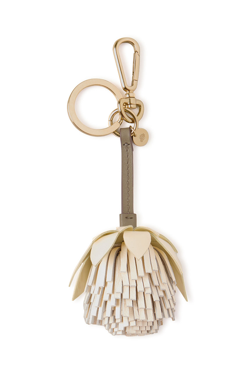 Mulberry POM POM FLOWER KEYRING (バターミルク×エッグシェル, F) マルベリー ELLE SHOP Mulberry POM POM FLOWER KEYRING (バターミルク×エッグシェル, F) マルベリー ELLE SHOP