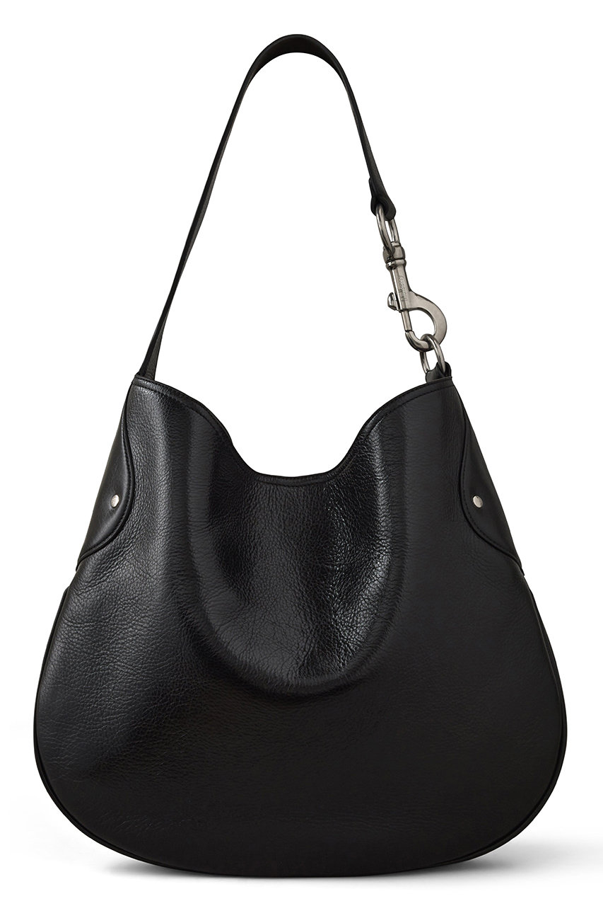 Mulberry(マルベリー)｜HACKNEY SHOULDER BAG(HIGH SHINE)/ブラック の
