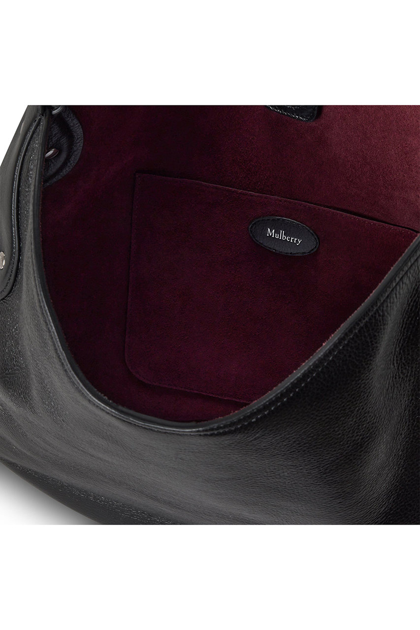 mulberry マルベリー サディ レクタングル ハイシャインショルダーバッグ Roxanne Shoulder Bag in Black | High Shine Leather | Mulberry