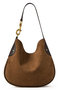 HACKNEY SHOULDER BAG(SUEDE) マルベリー/Mulberry ヴィンテージオーク