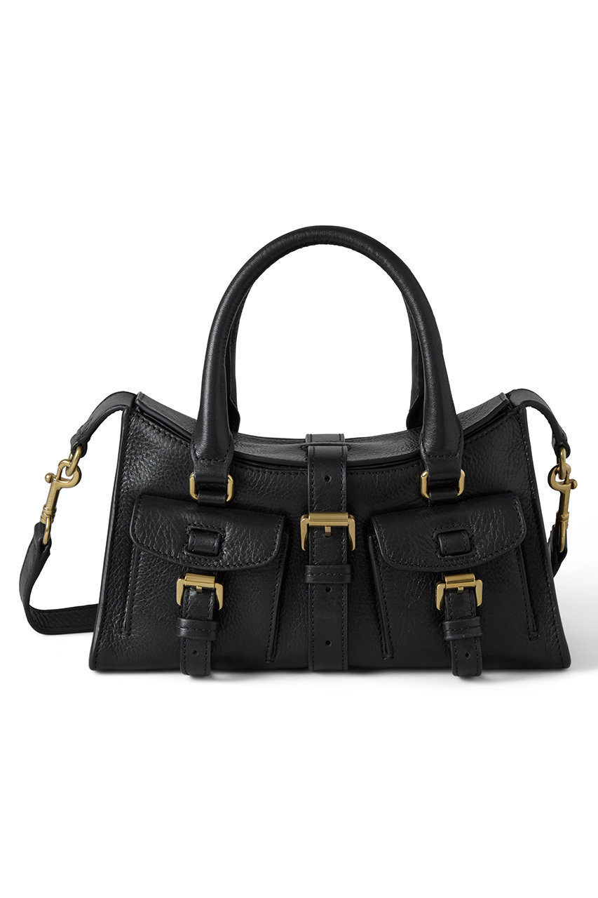 Mulberry(マルベリー)｜MINI ROXANNE(HIGH SHINE)/ブラック の通販