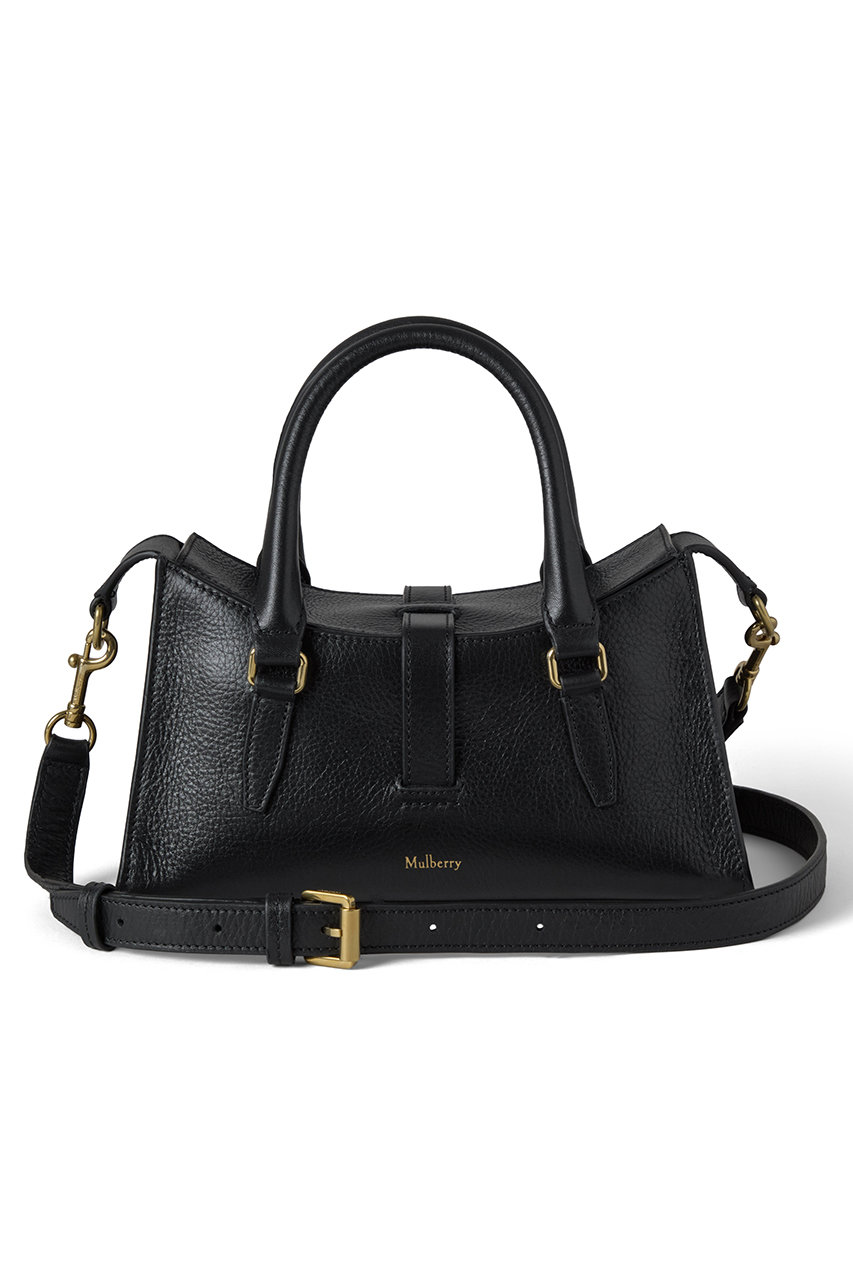 Mulberry(マルベリー)｜MINI ROXANNE(HIGH SHINE)/ブラック の通販