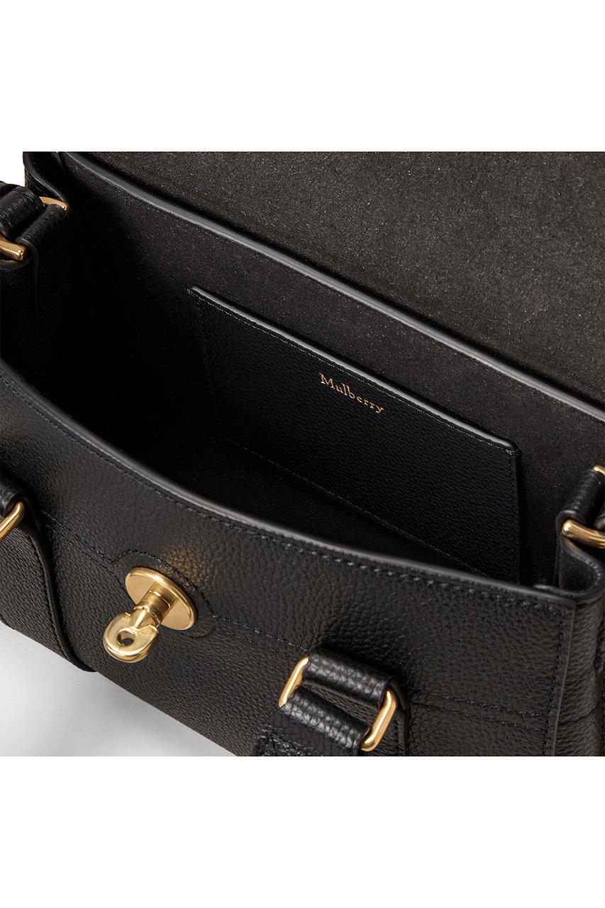 Mulberry(マルベリー)｜MINI HERITAGE BAYSWATER/ブラック の通販
