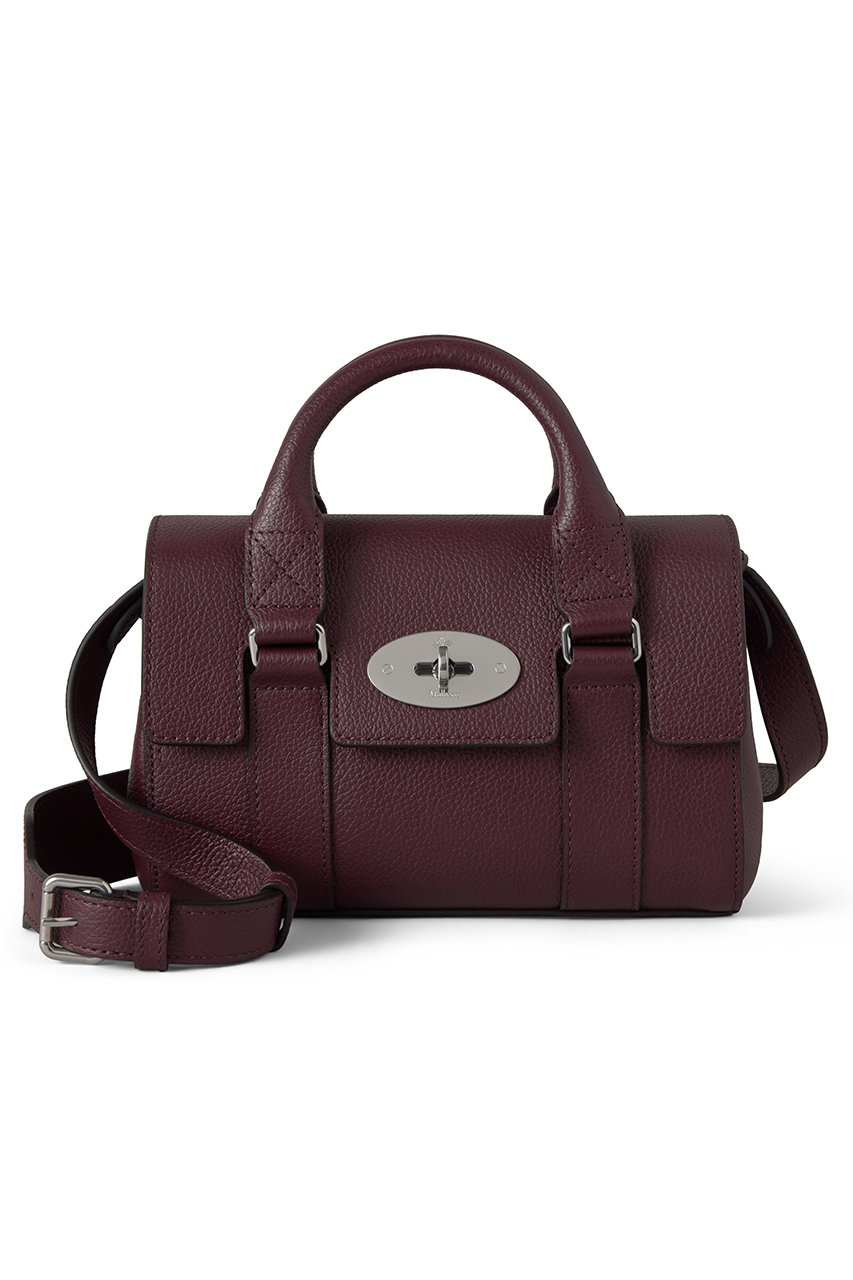マルベリー/Mulberryの【予約販売】MINI HERITAGE BAYSWATER(ブラックチェリー/RL8928/205K560)