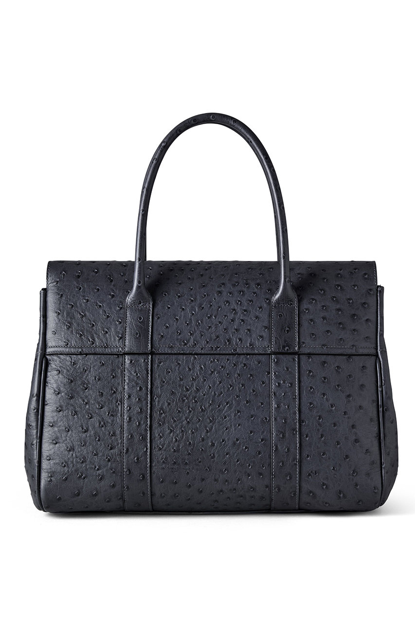 Mulberry(マルベリー)｜BAYSWATER(OSTRICH PRINT)/ストーミーブルー の