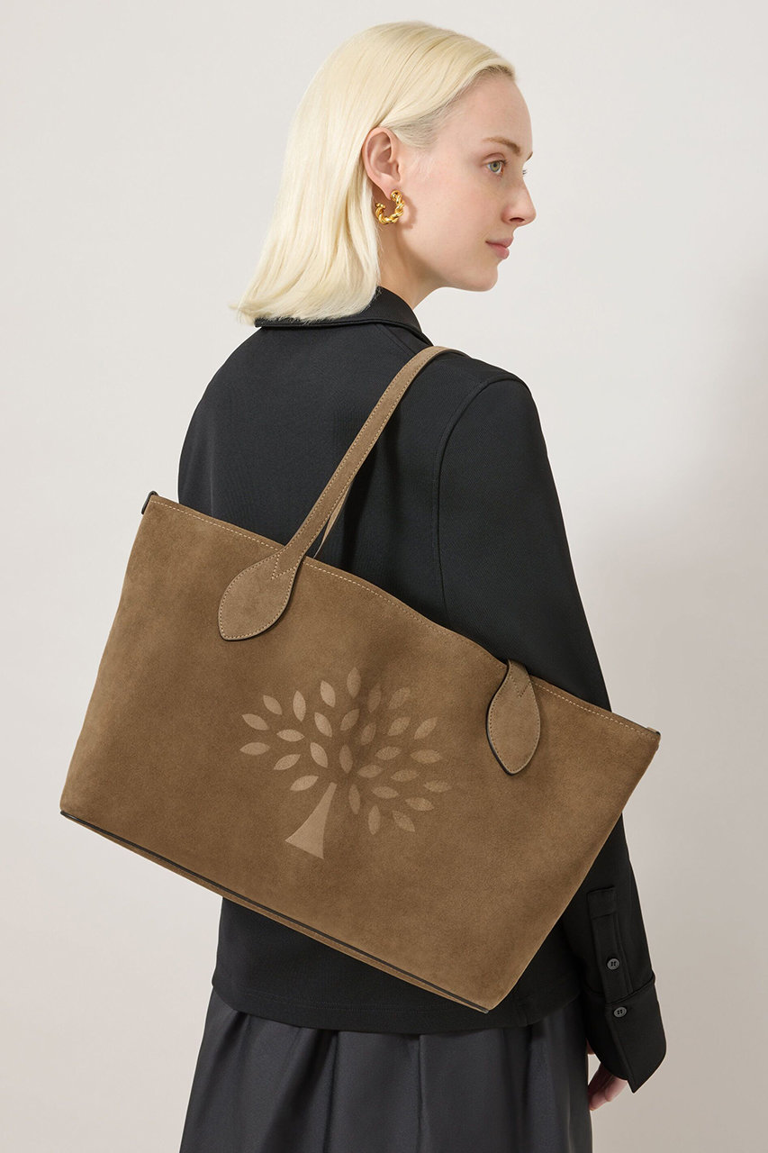 Mulberry(マルベリー)｜SUEDE TOTE/サルコームサンド の通販｜ELLESHOP