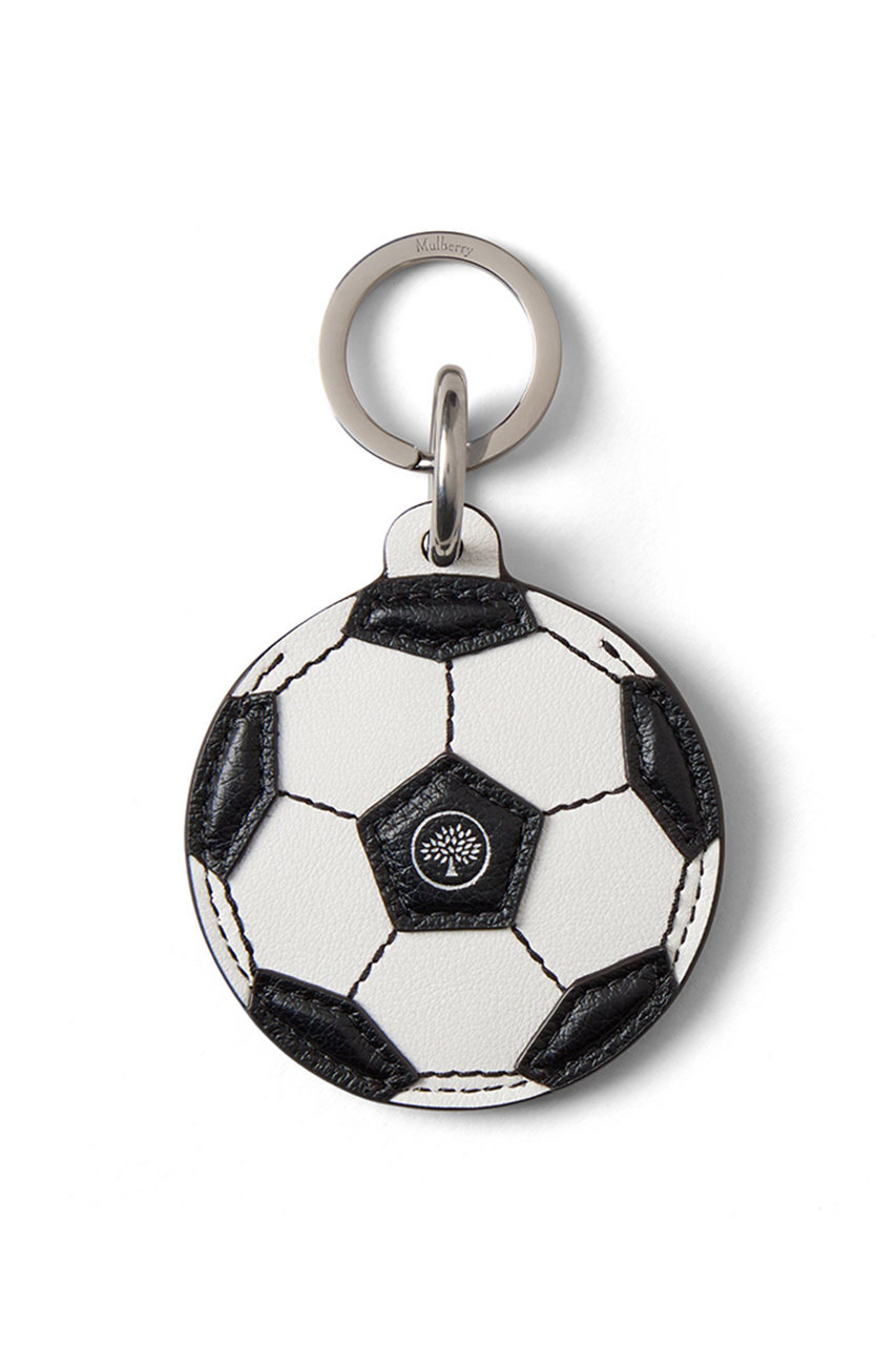 マルベリー/MulberryのFOOTBALL KEYRING(ブラック×ホワイト/RK5988/000A500)