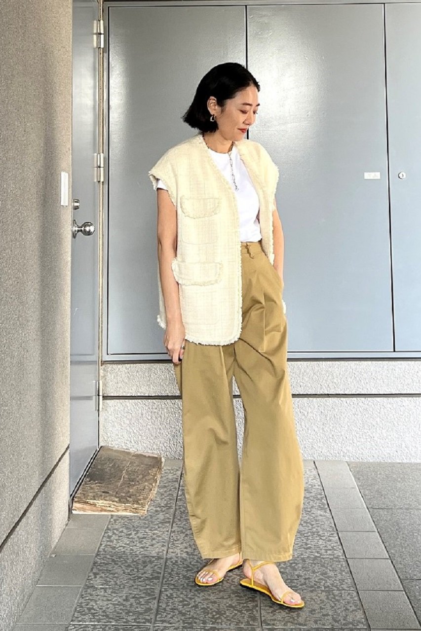 upper hights(アッパーハイツ)｜THE CHINO BALLOON パンツ/BEIGE の