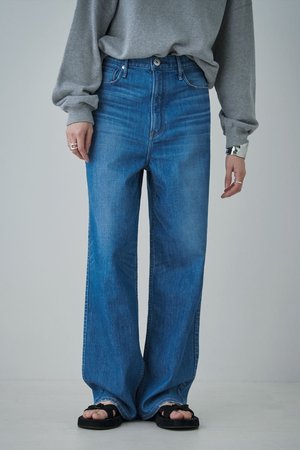 アッパーハイツ/upper hightsのTHE NIECE ワイドストレートデニムパンツ(110600/110604)