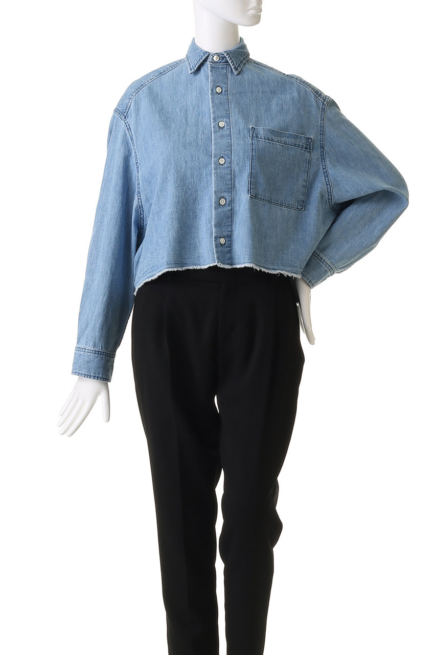 upper hights(アッパーハイツ)｜THE CROPPED DENIM SH/MID BLUE