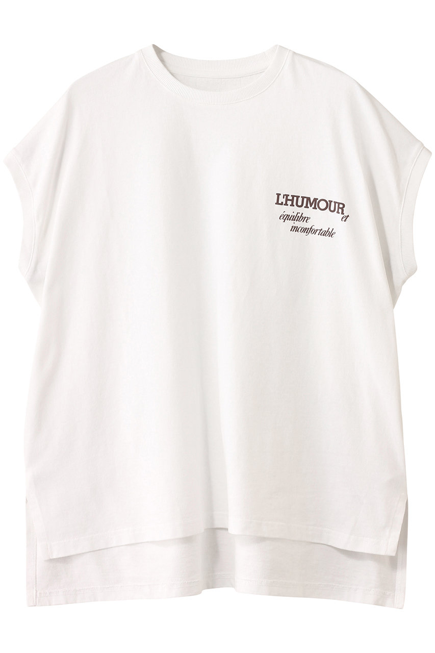 upper hights BIG NO SLEEVE TEE (OFF WHITE, 1) アッパーハイツ ELLE SHOP upper hights BIG NO SLEEVE TEE (OFF WHITE, 1) アッパーハイツ ELLE SHOP