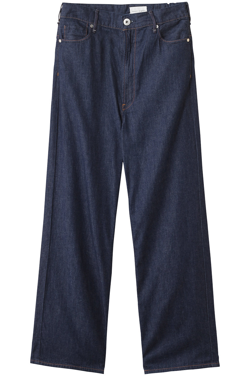 upper hights THE LAZY OLIVIA ワイドストレートライトデニムパンツ (BLUE RINSE, 28) アッパーハイツ ELLE SHOP upper hights THE LAZY OLIVIA ワイドストレートライトデニムパンツ (BLUE RINSE, 28) アッパーハイツ ELLE SHOP