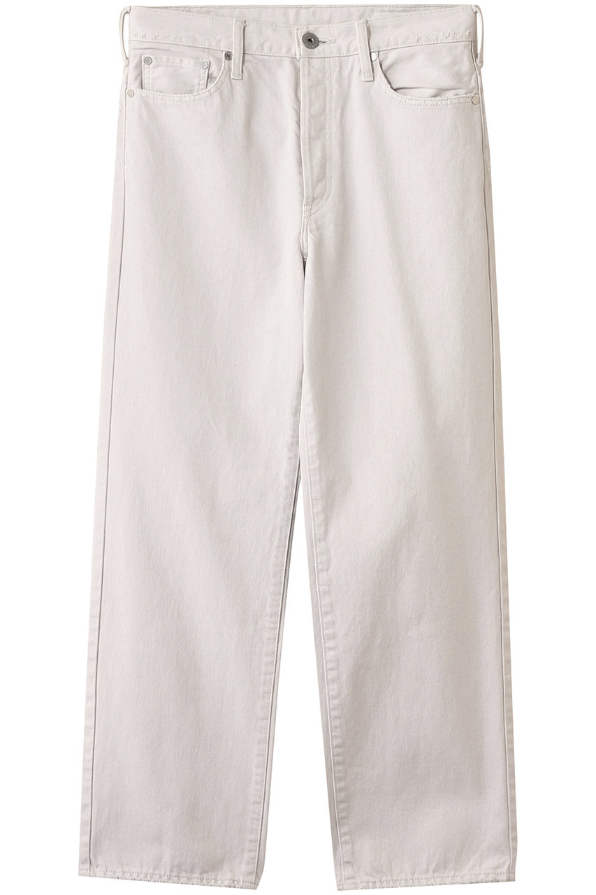 upper hights 【amalie & cecilie upper hights】THE CECILIE ミッドライズワンドストレートデニムパンツ (BONE, 25) アッパーハイツ ELLE SHOP