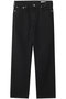 【amalie & cecilie upper hights】THE AMALIE ストレートデニムパンツ アッパーハイツ/upper hights JET BLACK