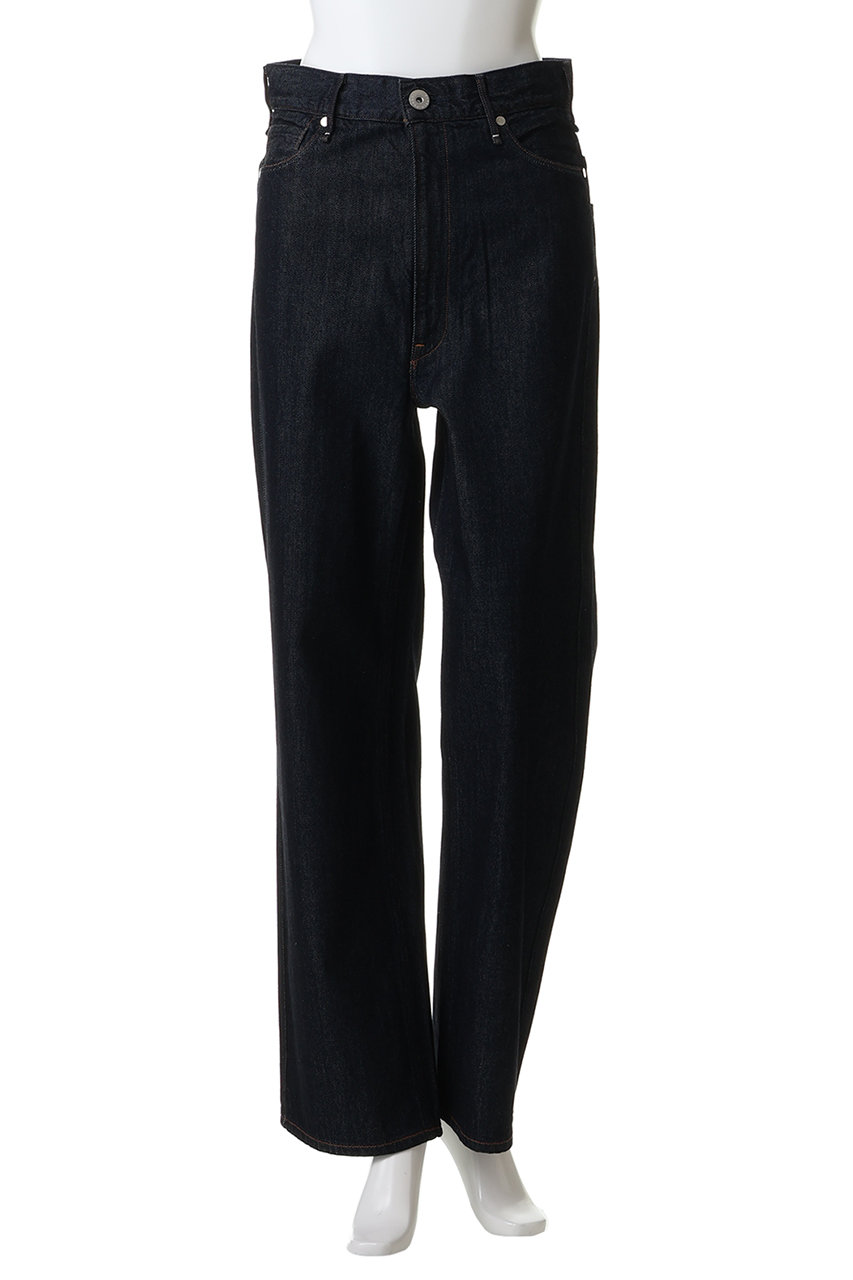 アッパーハイツ　ブラック ハイライズストレートデニム upperhights（アッパーハイツ） ジーンズ デニム デニムパンツ 「upper