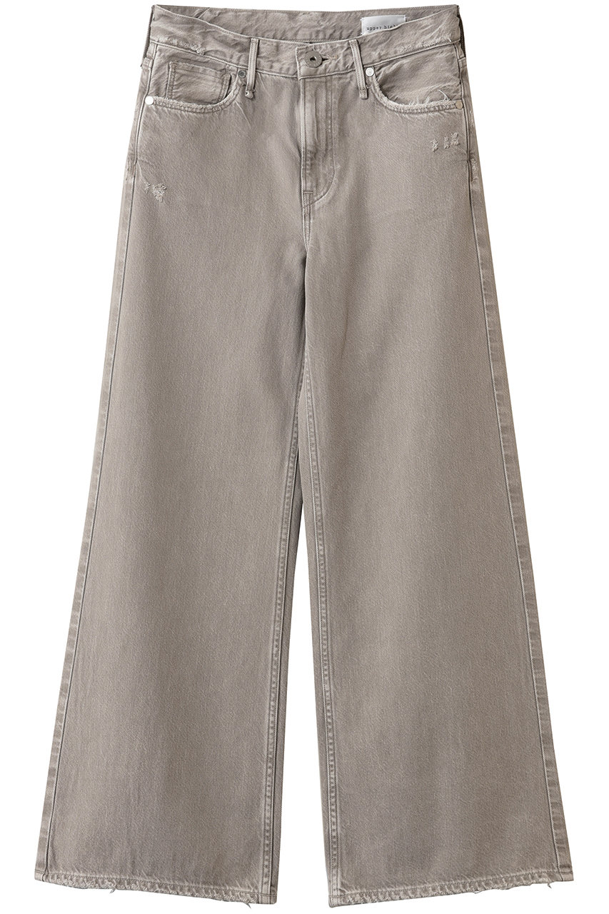 アッパーハイツ/upper hightsのTHE LAUREN ワイドフレアデニムパンツ(SABI/L8G312202SBI)
