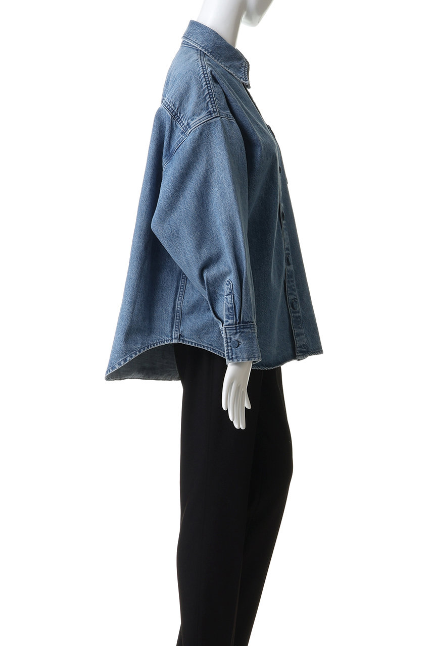 upper hights(アッパーハイツ)｜THE MORGAN デニムシャツ/MID BLUE の