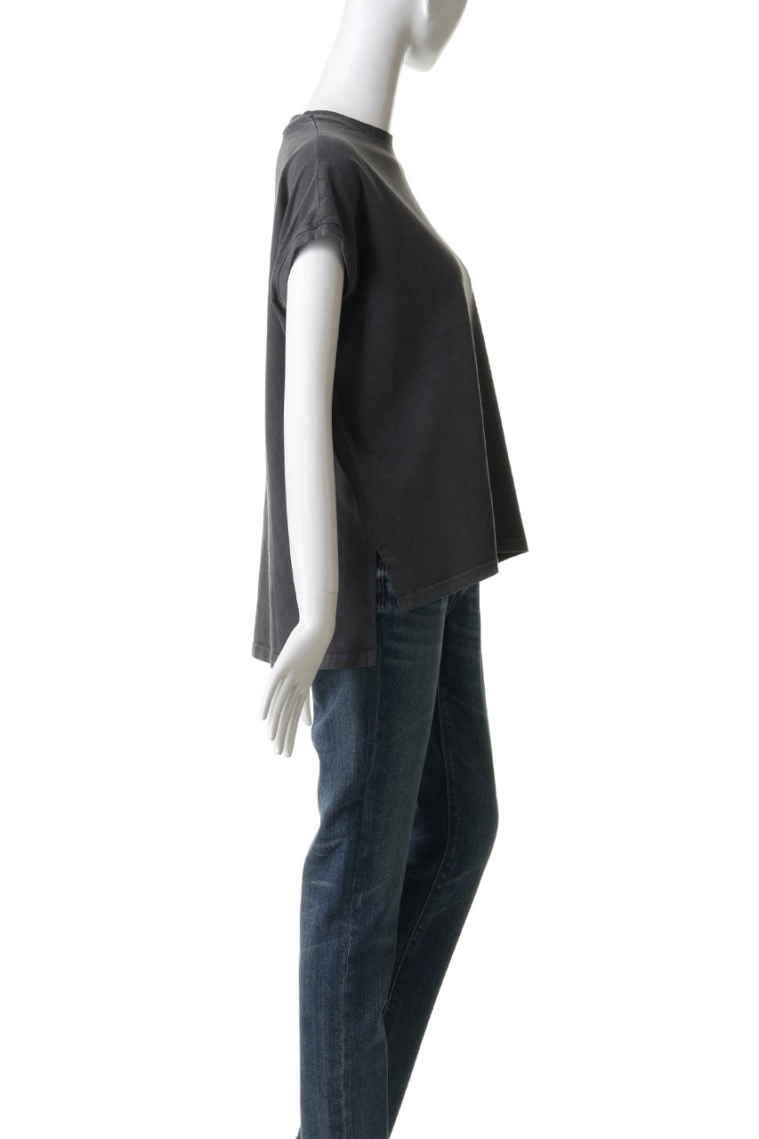 upper hights(アッパーハイツ)｜BIG NO SLEEVE TEE/FADED BLACK の通販
