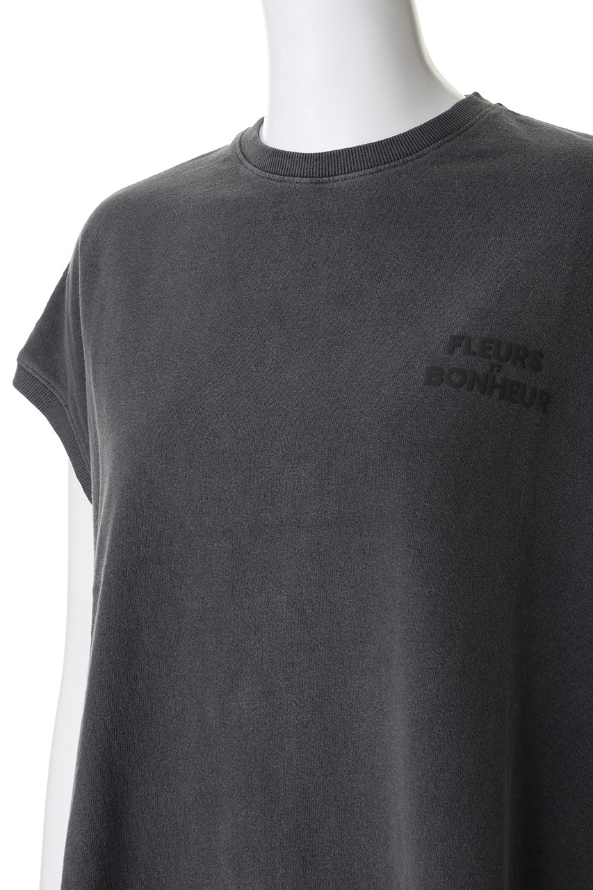upper hights(アッパーハイツ)｜BIG NO SLEEVE TEE/FADED BLACK の通販
