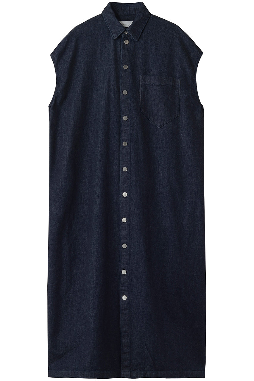 アッパーハイツ/upper hightsのTHE SIENNA デニムシャツワンピース(BLUE RINSE/330918002BRN)