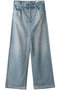 THE ECHO LIDDY ワイドストレートデニムパンツ アッパーハイツ/upper hights AGED MID PRINT