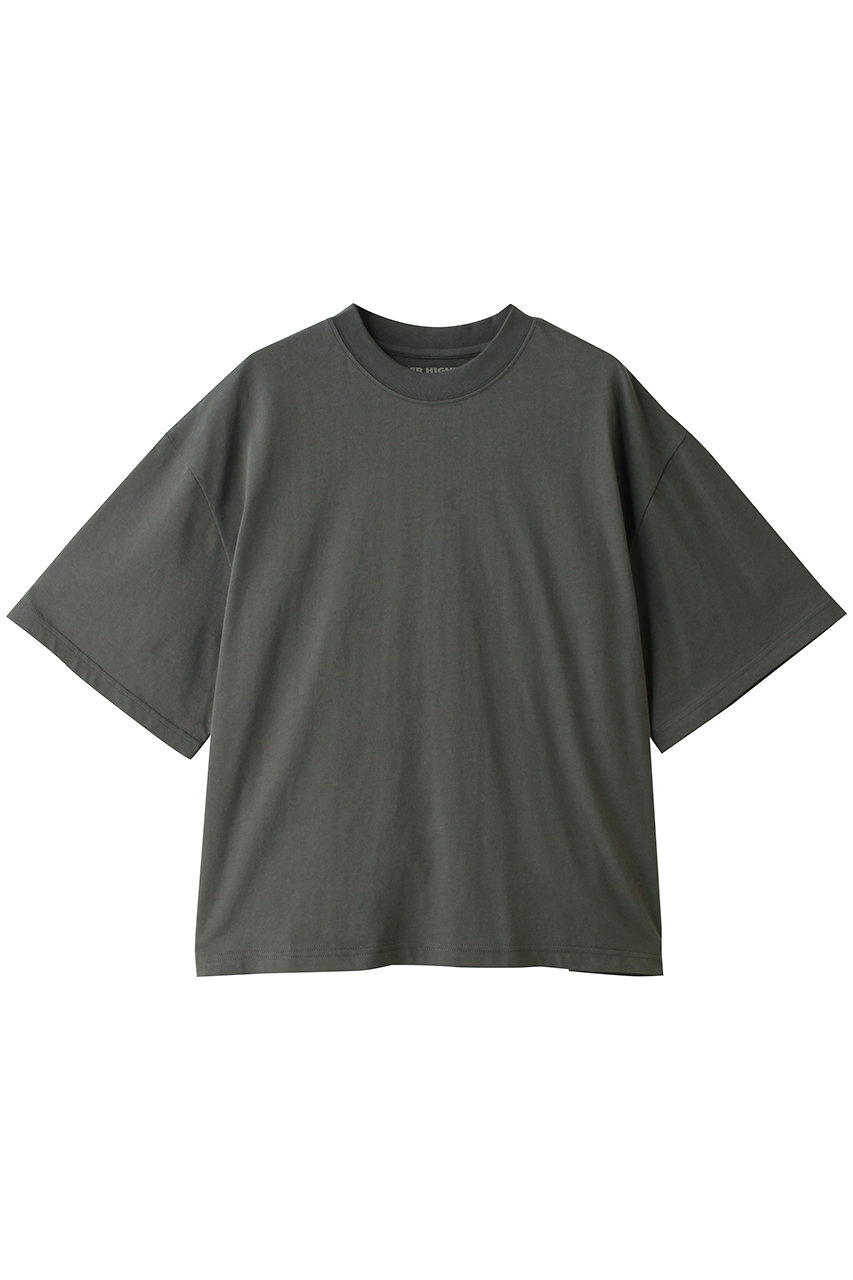 アッパーハイツ/upper hightsのELIA オーバーオフビートショートスリーブTシャツ(SLATE/263CW0502SND)