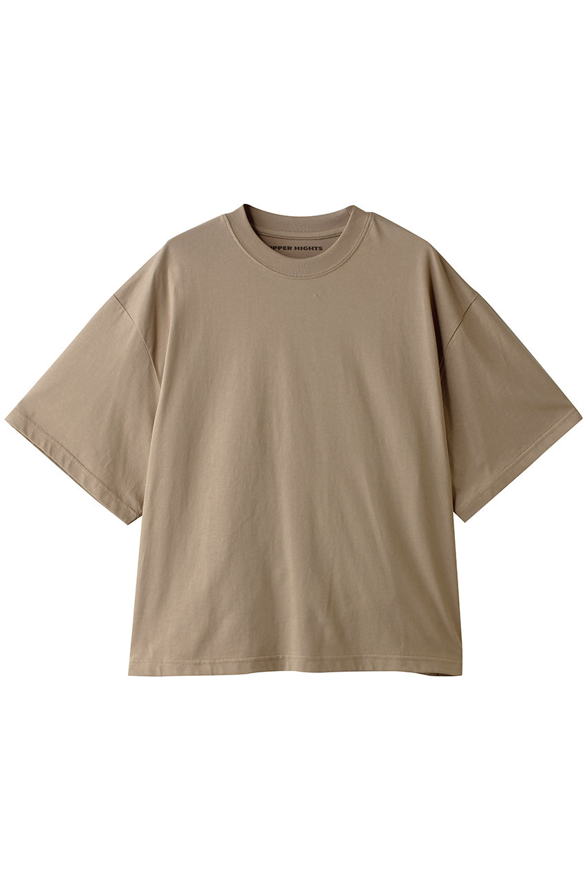アッパーハイツ/upper hightsのELIA オーバーオフビートショートスリーブTシャツ(SAND/263CW0502SND)