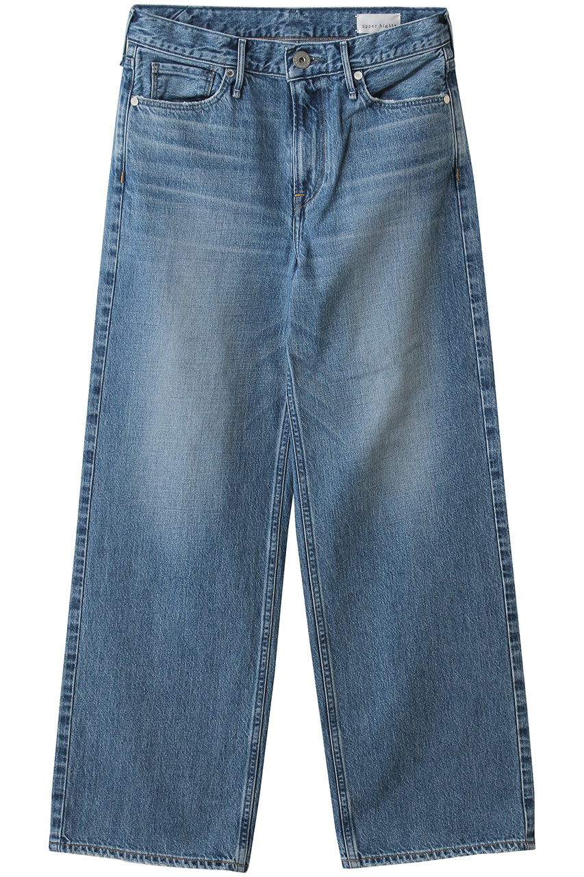 アッパーハイツ/upper hightsのTHE NIECE MID-RISE ワイドストレートデニムパンツ(MIZU/820323002MZU)