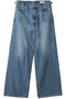THE LINA ワイドストレートデニムパンツ アッパーハイツ/upper hights FEATHER SEABLUE