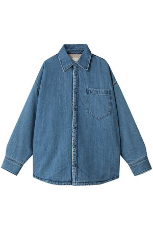 アッパーハイツ/upper hightsのTHE TEDDY デニムロングスリーブシャツ