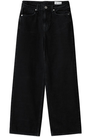 アッパーハイツ/upper hightsのTHE NIECE MID-RISE ワイドストレートデニムパンツ(110600/110604)