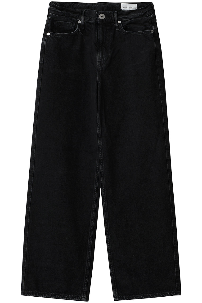 アッパーハイツ/upper hightsのTHE NIECE MID-RISE ワイドストレートデニムパンツ(SUSU/8BB323002SSU)