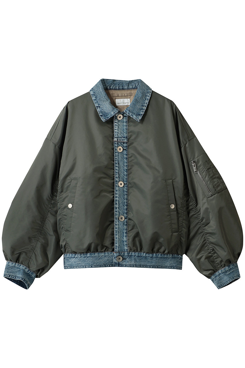 upper hights THE SURPLUS ミックスジャケット (ARMY, 1) アッパーハイツ ELLE SHOP