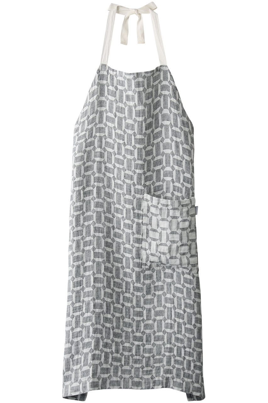 ラプアン カンクリ/LAPUAN KANKURITのMAUSTE apron(ホワイト/グレー/LK34348)