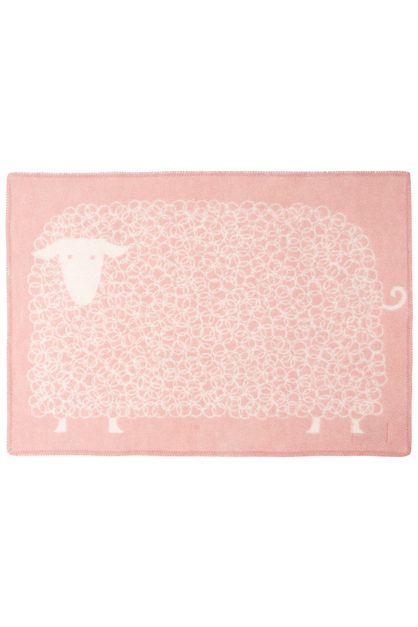 ＜ELLE SHOP＞ LAPUAN KANKURIT KILI (LAMMAS) blanket (ピンク 65x90cm) ラプアン カンクリ ELLE SHOP
