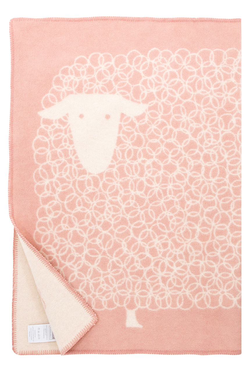 LAPUAN KANKURIT KILI (LAMMAS) blanket (ピンク 90x130cm) ラプアン カンクリ ELLE SHOPの画像
