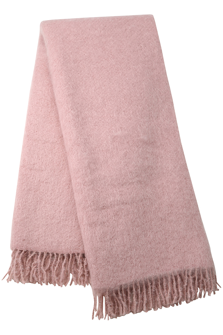 LAPUAN KANKURIT SAAGA UNImohair blanket (ピンク, 130x170cm +fringes) ラプアン カンクリ ELLE SHOP