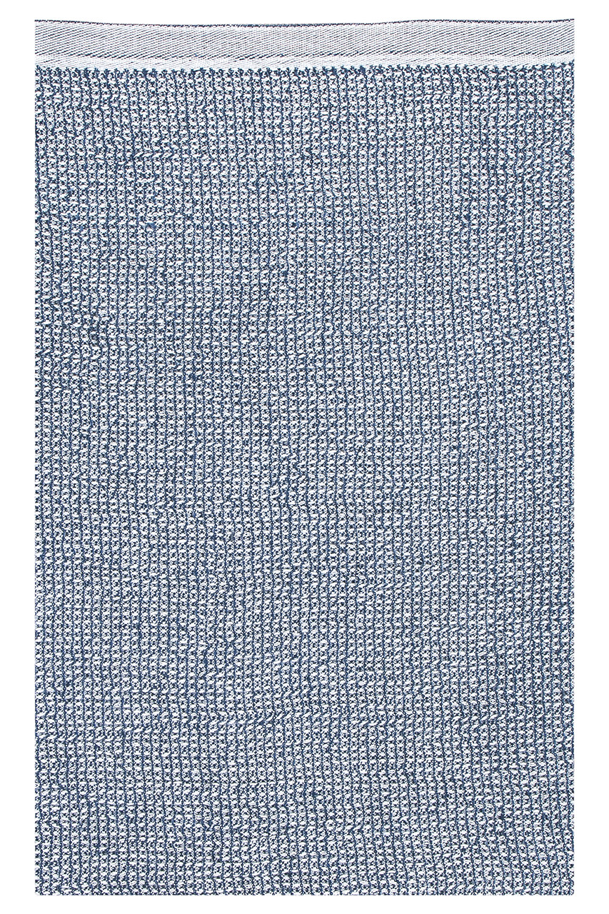 LAPUAN KANKURIT TERVA タオル (ホワイト×ブルーベリー 65x130cm) ラプアン カンクリ ELLE SHOPの大画像