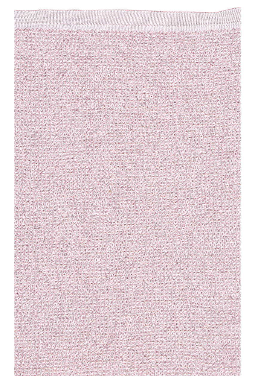 LAPUAN KANKURIT TERVA タオル (ホワイト×ローズ 65x130cm) ラプアン カンクリ ELLE SHOP画像