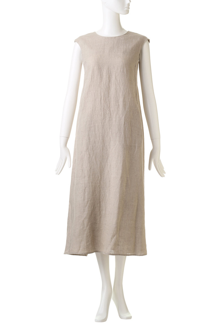 Jet ジェット Jet Losangeles リネンノースリーブワンピース ダークグレー の通販 Elleshop エル ショップ