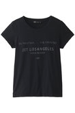 【JET LOSANGELES】【ウォッシャブル】コンパクトロゴプリントTシャツ